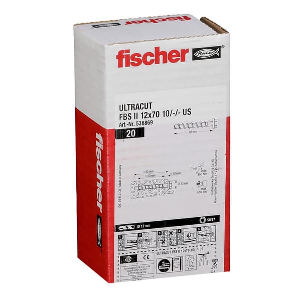 Fischer Group Ultracut Fbs Ii 12x70 10/-/- Us 20 Units Søvfarvet