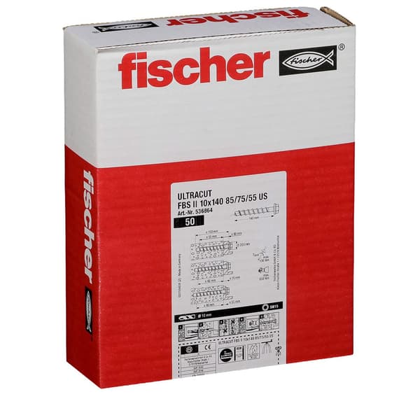 Fischer Group Ultracut Fbs Ii 10x140 85/75/55 Us 50 Units Grå