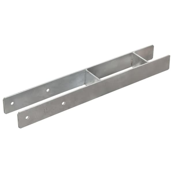 Aita-ankkurit 6 kpl hopea 8x6x60 cm galvanoitu teräs