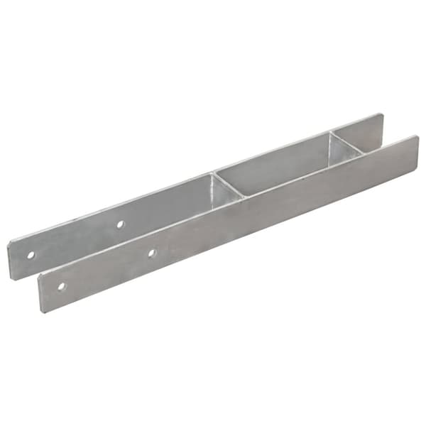 Aita-ankkurit 6 kpl hopea 7x6x60 cm galvanoitu teräs