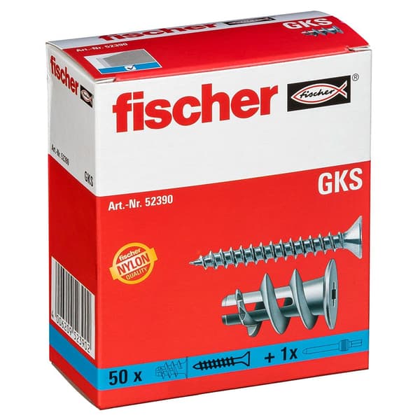 Fischer Group Gipsskivor S Gk 50 Enheter Grå