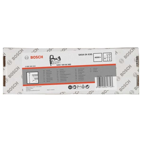 Bosch Forsinket Søm Sk64-34: 64 Mm 4000 Enheder