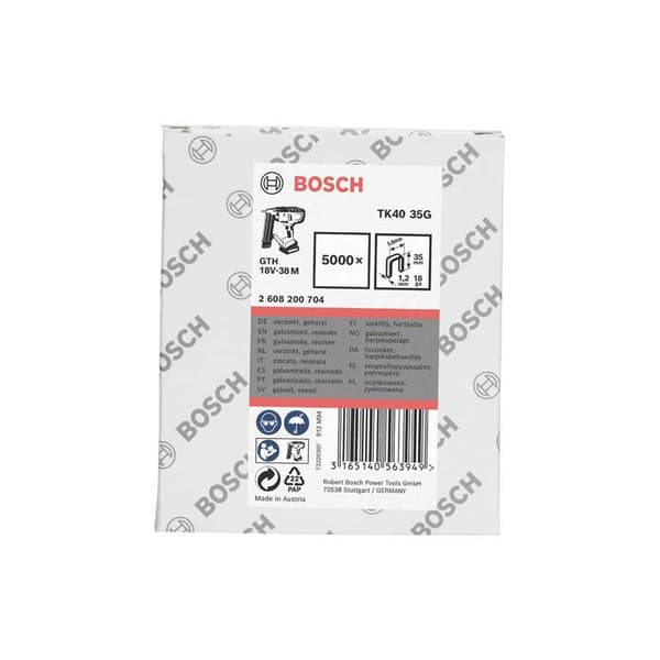 Bosch Häftapparat Tk40 35g 5.8x1.2x35 Mm 5000 Enheter