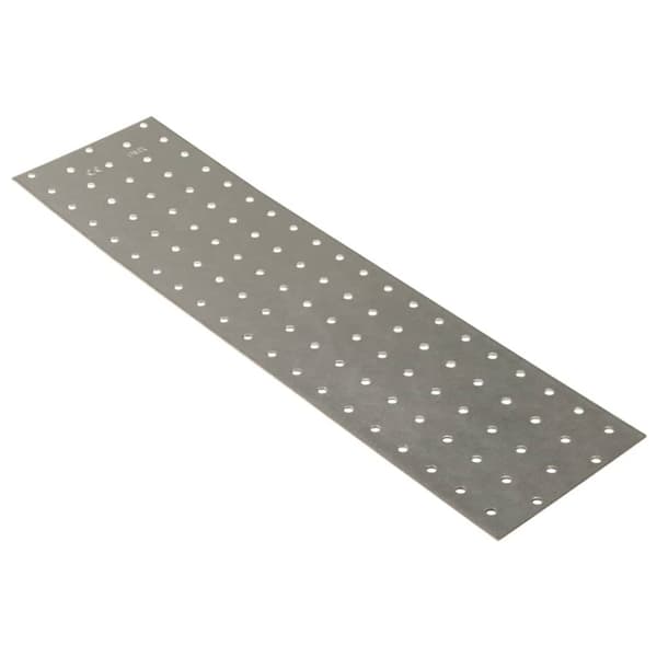 Hålplatta 20 st 2 mm 400x100 mm galvaniserat stål