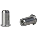 Miniatyrbild 1 av 3: Gesipa 1433676 Blindnitmutter (Ø x L) 6 mm x 11 mm M4 Aluminium 500 st