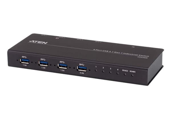 Aten Industrial USB 3.1 Gen1 Switch 4-portars, US3344I-AT