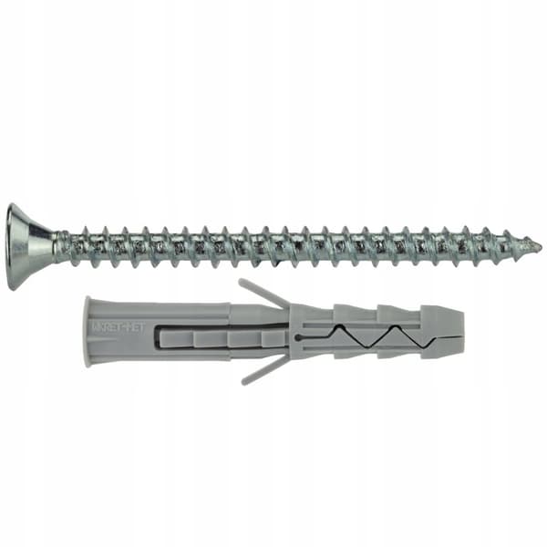 Tresidede ekspansionsbolte 8/4x45 14 stk.