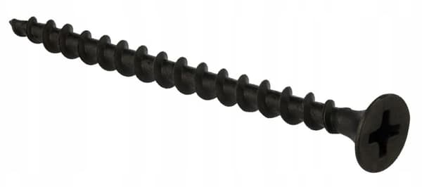 Skrue til fastgørelse af GK-brædder til træ 4,8x120 mm 15 stk.