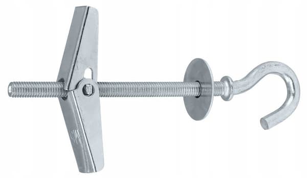 Fjederankre med semi-dobbelt krog 5x75mm GK stål