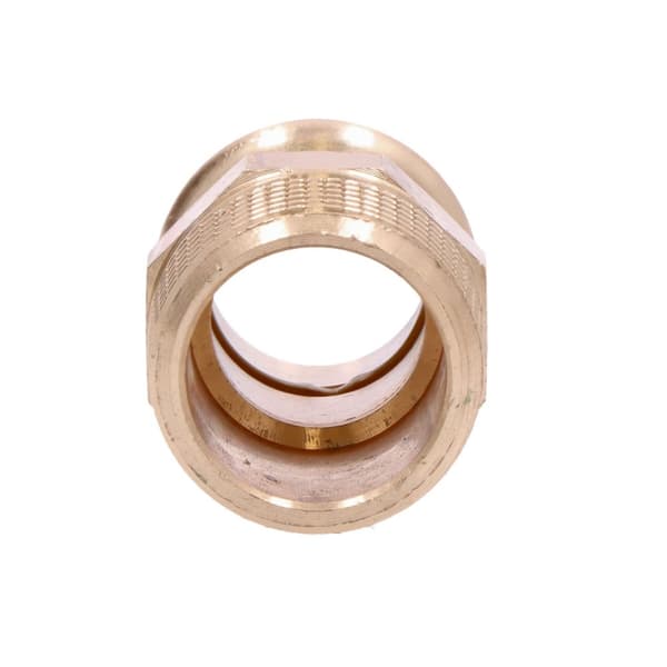 Adapternippel, GZ, 18 x 3/4 brons B Press Gas