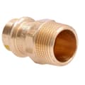 Miniatyrbild 2 av 4: Adapternippel, GZ, 18 x 3/4 brons B Press Gas