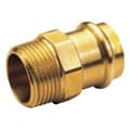 Miniatyrbild 1 av 4: Adapternippel, GZ, 18 x 3/4 brons B Press Gas