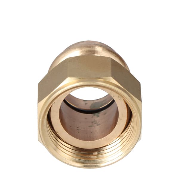Adapter med lös mutter för ventil 22xG 1"" brons B Press