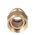 Miniatyrbild 3 av 4: Adapter med lös mutter för ventil 22xG 1"" brons B Press