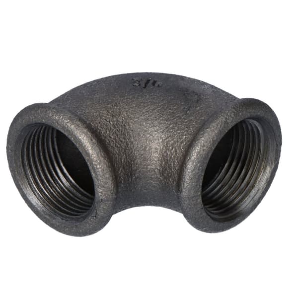 3/4" svart böj A1, NR 6, NR 90