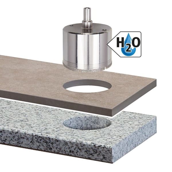 Diamantborr - wolfcraft - 5926000 - Diameter 35 mm - Djup 45 mm - Centreringsborr