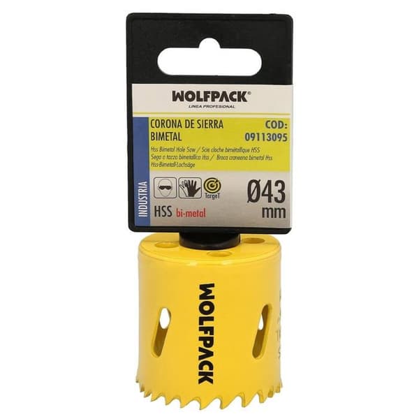 Trepan såg - hålsåg Wolfpack - 9113095 - Corona De Sierra Bimetal Target 43 mm,