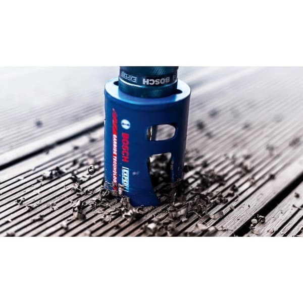 Coffert med borrkronor - BOSCH - Expert Byggmaterial - 11 delar - Diameter 20 till 76 mm