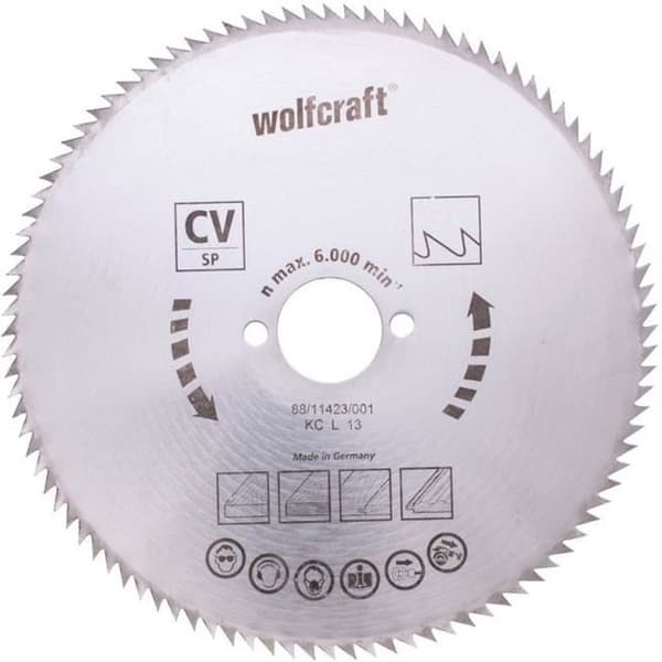 Cirkelsågblad - WOLFCRAFT - CV - 100 tänder - Ø 180 mm - 20 mm hål