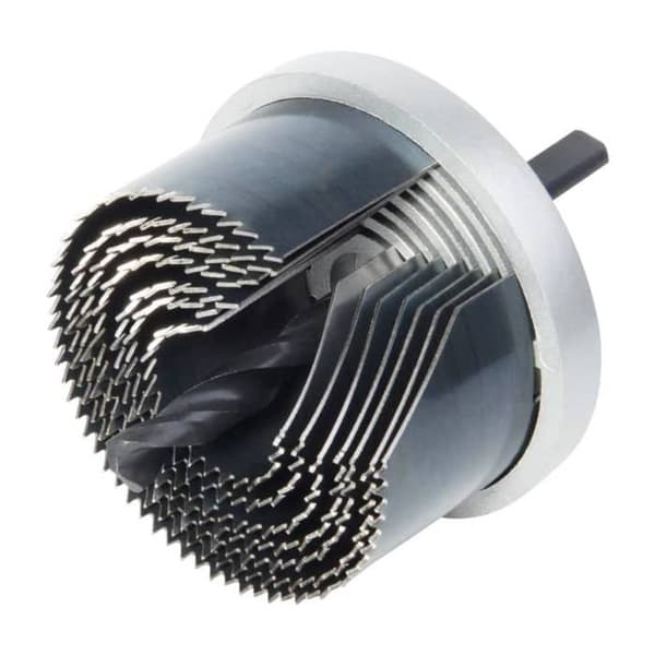 Flerbladig hålsåg 25 32 38 45 50 56 62 mm, snabbväxling, med centreringsborr - wolfcraft 2160000