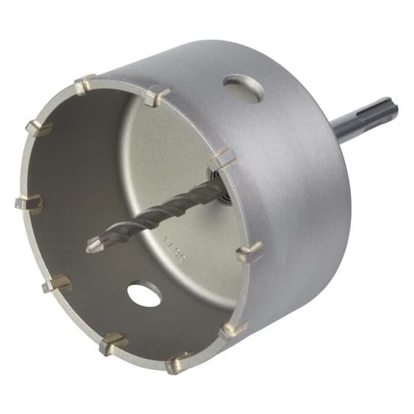 CT-borr med SDS-Pl pilotaxel - wolfcraft us - Diameter 105 mm - Skärdjup 46 mm, Centreringsborr - 5490000