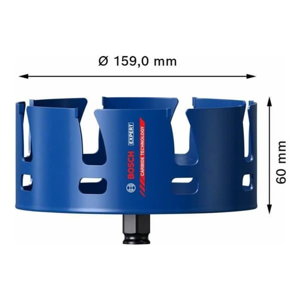 Hålsåg Konstruktionsmaterial diameter 159 mm - BOSCH EXPERT - 2608900488