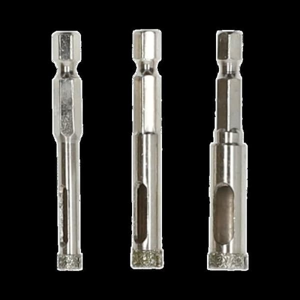 Diamantborr - Norton - Classic VB - Diametrar 6, 8, 10 mm - 3 stycken - Torr eller våt borrning