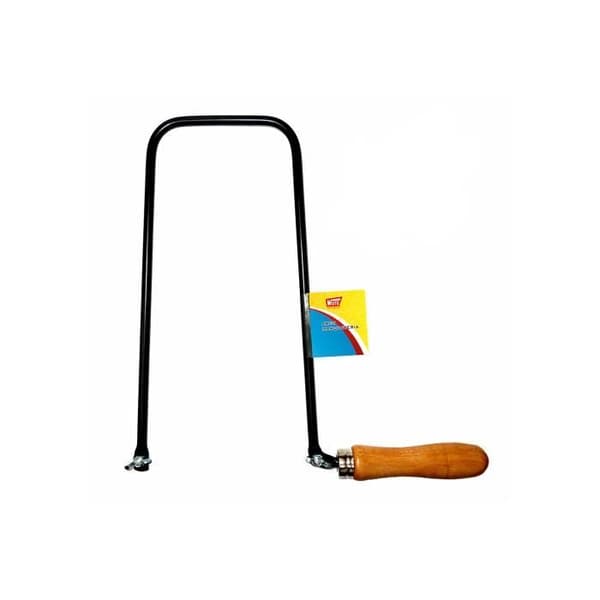 Båge för sticksåg - GENERISK - Wuto - Metall/Trä - Vit - 130x270mm