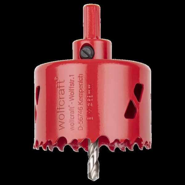 wolfcraft - BiM Multi Material Hålsåg - Diameter 68 mm - Skärdjup 40 mm, Centreringsborr - ref. 5474000