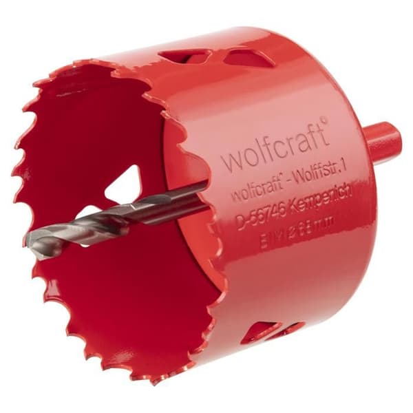 wolfcraft - BiM Multi Material Hålsåg - Diameter 68 mm - Skärdjup 40 mm, Centreringsborr - ref. 5474000