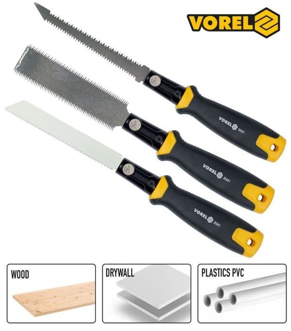 Trepaneringssåg - Toya kronsåg - 28401 - VOREL SÅG MED TRE BYTBARE BLAD