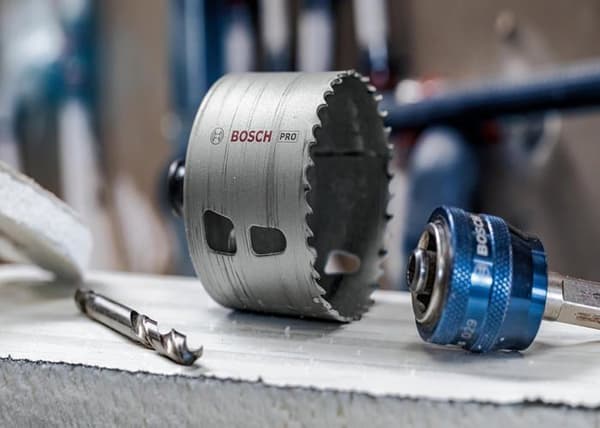 Multimaterial skärblad - Bosch - Pro Power Change Plus - 14 delar - Ø 20 till 76 mm - Transparent förpackning