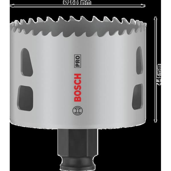 Scie trépan Bi métal PROGRESSOR med en diameter på 68mm BOSCH 2608594228