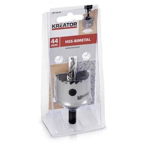 Scie cloche HSS för trä/metal 73 mm KREATOR-KRT100116 - KREATOR - Såg - 1 blad - Diameter 73 mm