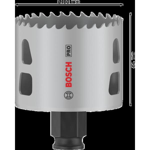 Scie trépan 60 mm PRO Multi Material PC Plus | 2608594394 - Bosch