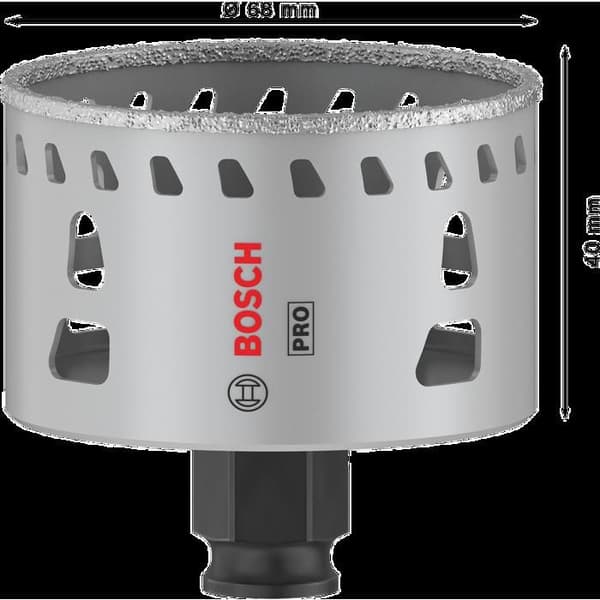 Scie trépan 68 mm PRO Tile PC Plus | 2608901569 - Bosch