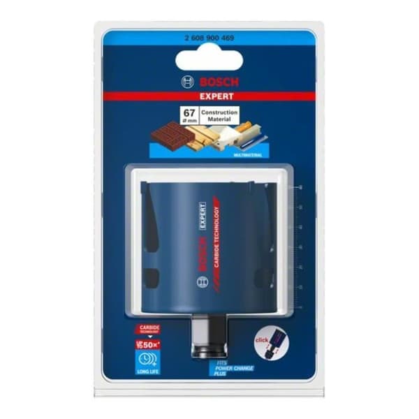 Hålsåg Konstruktionsmaterial diameter 67 mm - BOSCH EXPERT - 2608900469