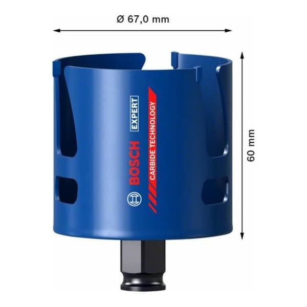 Hålsåg Konstruktionsmaterial diameter 67 mm - BOSCH EXPERT - 2608900469