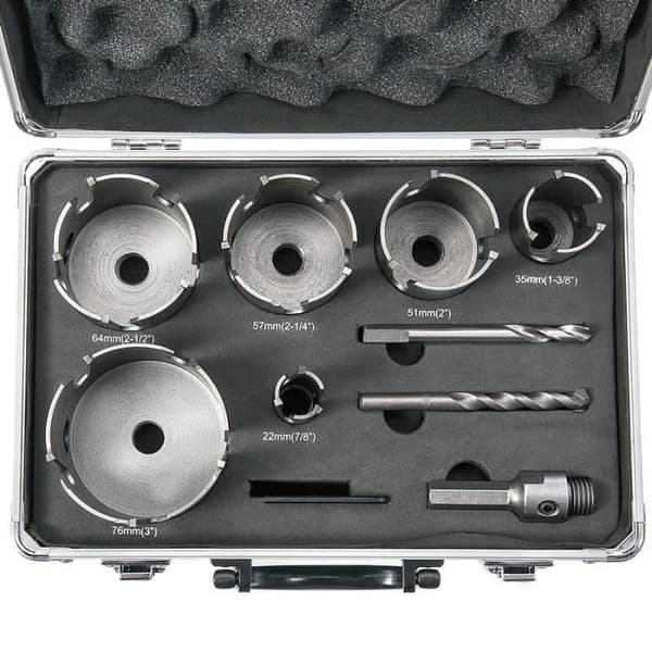 Flermaterial hålsågssats (9 delar) - Makita D-51297