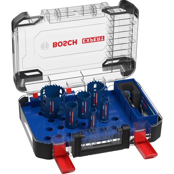 Tuff Material hålsågslåda 9 delar diameter 22/25/35/40/51/68mm - BOSCH EXPERT - 2608900446