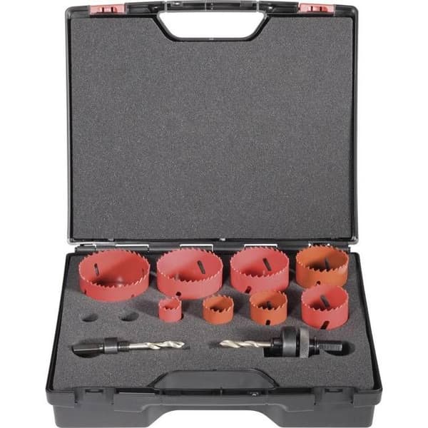Scies cloches - EXACT - 06100 - HSS bi-metall - Sats med 10 delar