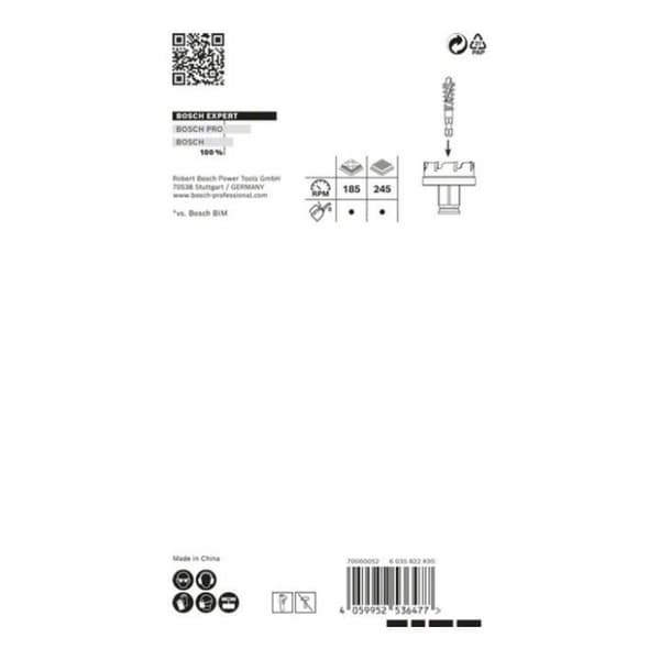 Hålsåg Plåt diameter 65 mm - BOSCH EXPERT - 2608900501