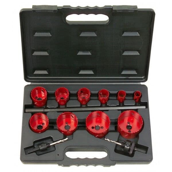 Låda med hålsågar KS TOOLS - 12 st - 129,5545