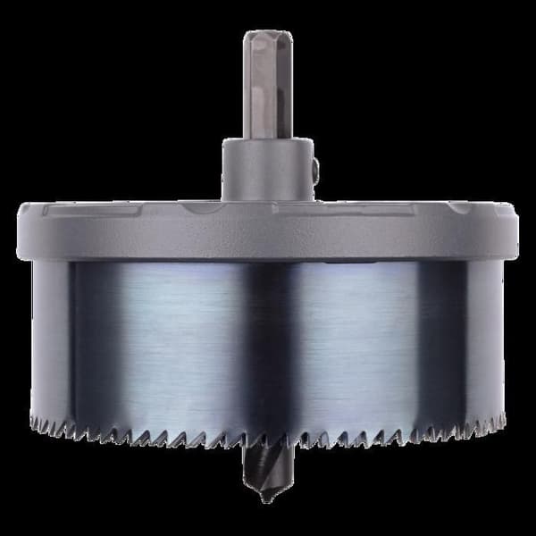 wolfcraft - Flerbladig hålsåg - Diameter 60, 68, 74, 80, 95 mm - Skärdjup 33 mm, Centreringsborr - ref. 2162000