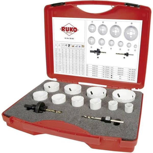 Bimetalliska sticksågar - RUKO - 126303 - 12 stycken - HSS-Co8 - Kobalt
