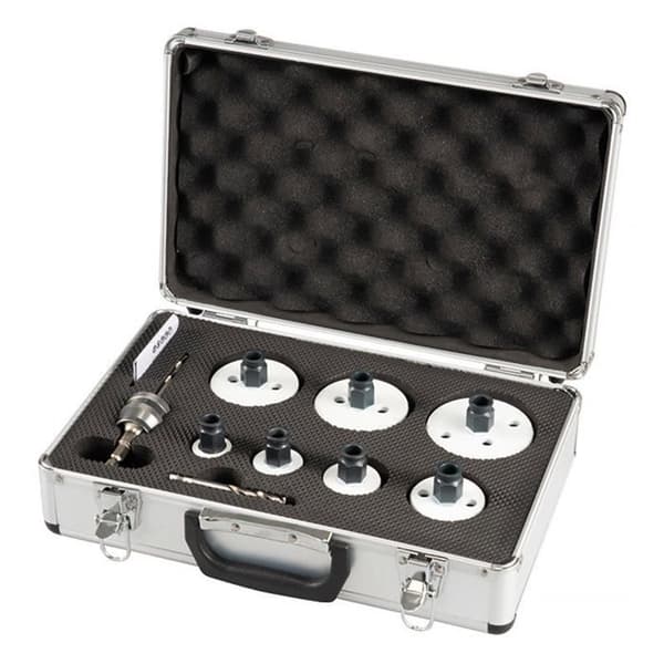 Set med 7 hålsågar MAKITA E-12295 Bi-Metal EzyChange