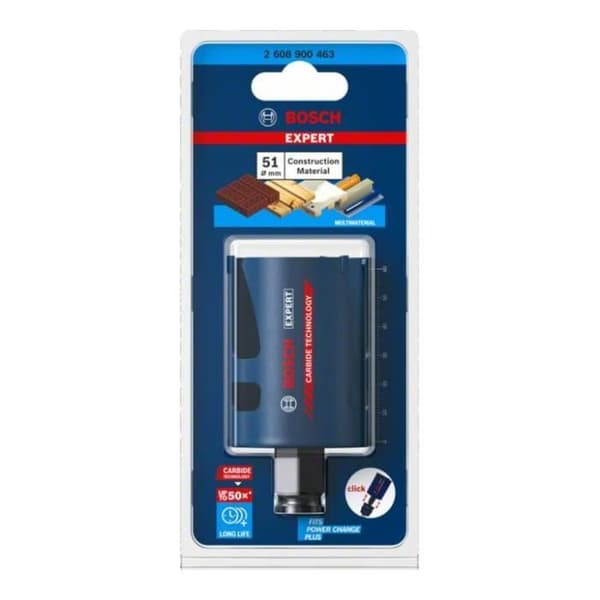 Hålsåg Konstruktionsmaterial diameter 51 mm - BOSCH EXPERT - 2608900463