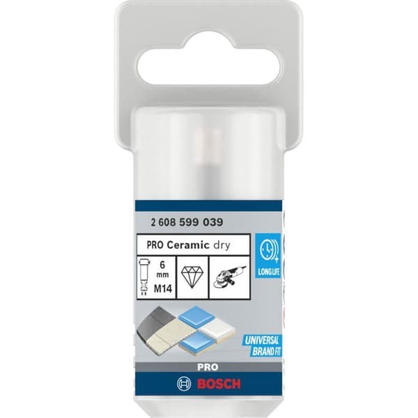 Diamantborrkrona - Bosch - Dry Speed - 6 mm - 30 mm - Lång livslängd