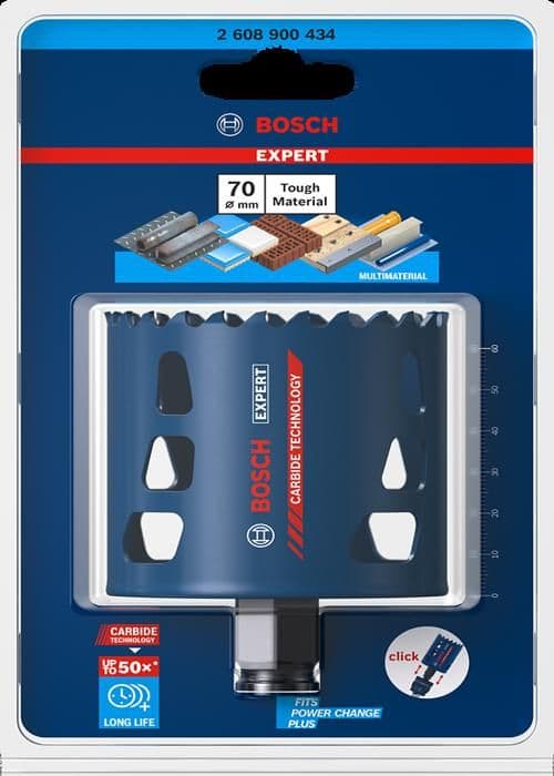 Hålsåg Expert Hårdmetall Multimaterial 70 mm 2608900434