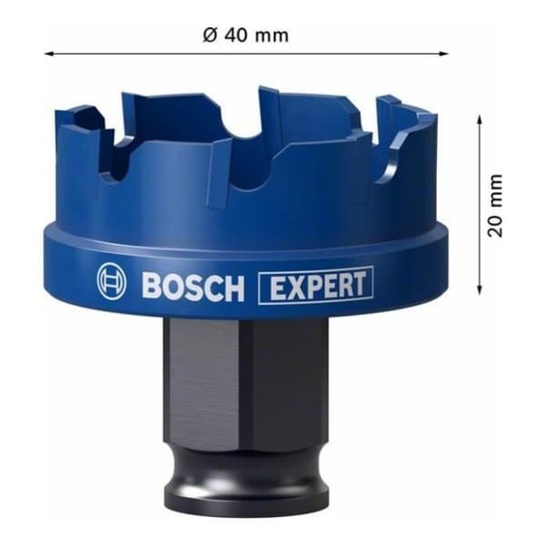 Hålsåg - BOSCH EXPERT - 2608900498 - Diameter 33mm - Hårdmetalltänder - Lång livslängd